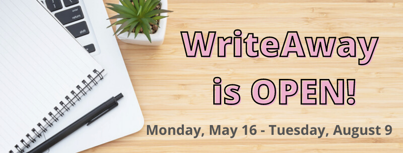 WriteAway is open May 16 to August 9